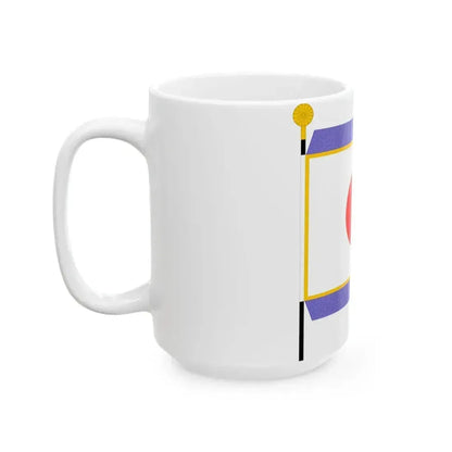 Flag of Japan parade (Japan) White Coffee Mug - Go Mug Yourself