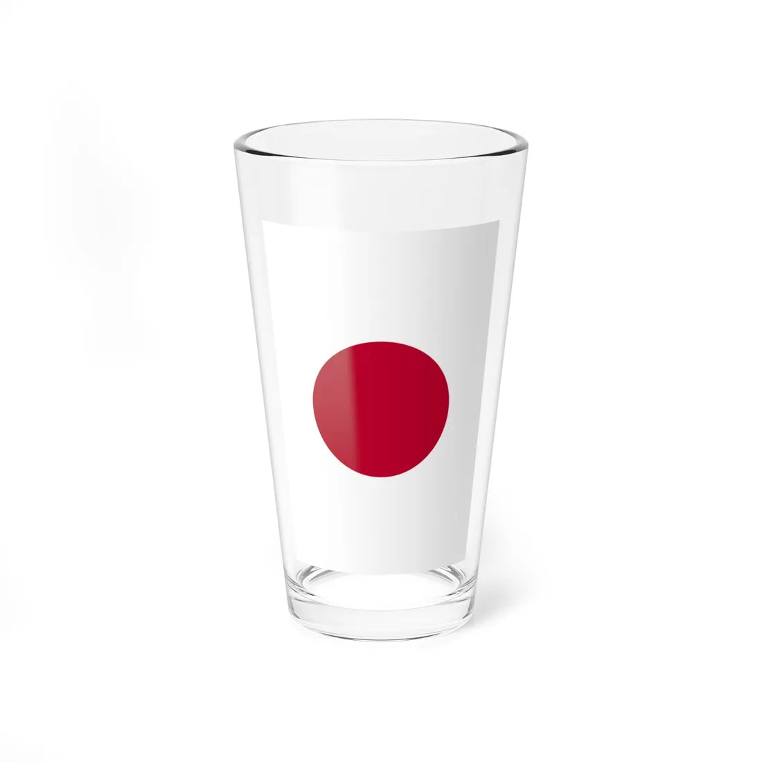 Flag of Japan vertical (Japan) Pint Glass 16oz 16oz - Go Mug Yourself