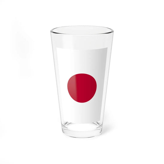Flag of Japan vertical (Japan) Pint Glass 16oz 16oz - Go Mug Yourself