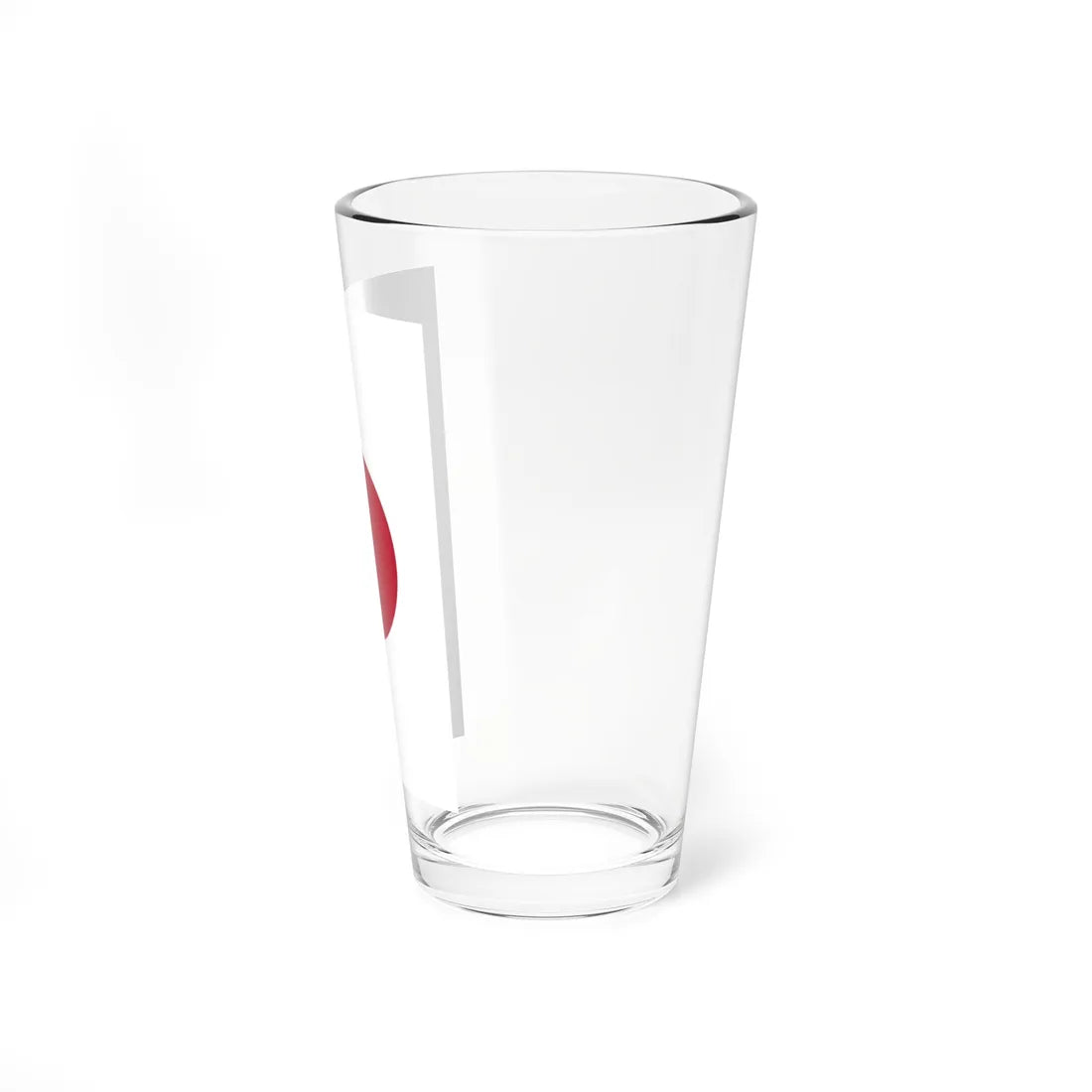 Flag of Japan vertical (Japan) Pint Glass 16oz - Go Mug Yourself