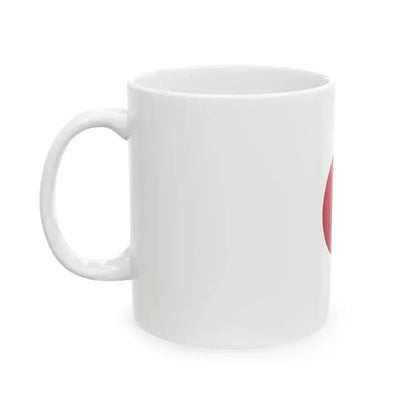 Flag of Japan vertical (Japan) White Coffee Mug - Go Mug Yourself