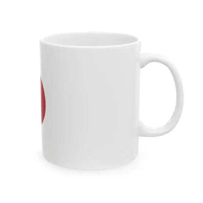 Flag of Japan vertical (Japan) White Coffee Mug - Go Mug Yourself