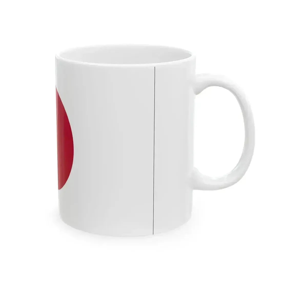 Flag of Japan with border (Japan) White Coffee Mug - Go Mug Yourself