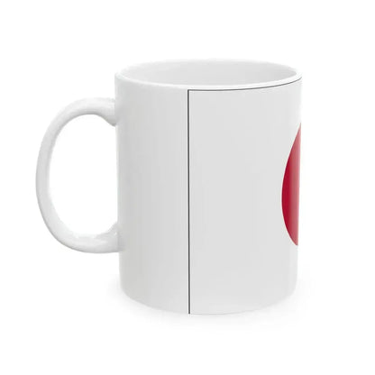Flag of Japanbordered (Japan) White Coffee Mug - Go Mug Yourself