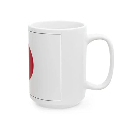 Flag of Japanbordered (Japan) White Coffee Mug - Go Mug Yourself