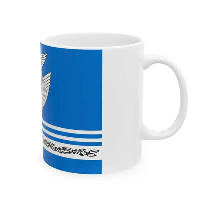 Flag of JASDF Organization Corps A (Japan) White Coffee Mug - Go Mug Yourself