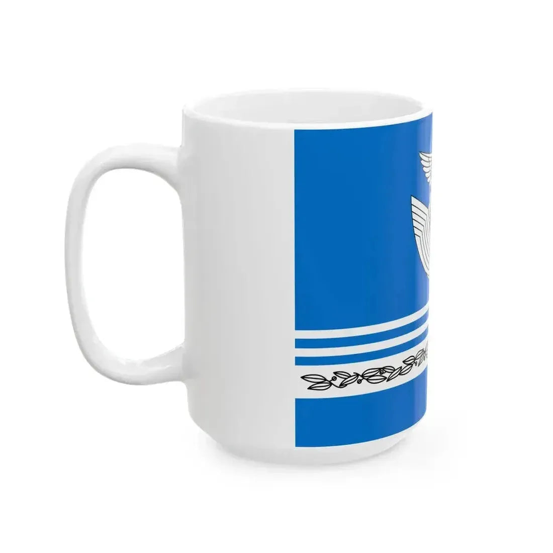 Flag of JASDF Organization Corps A (Japan) White Coffee Mug - Go Mug Yourself