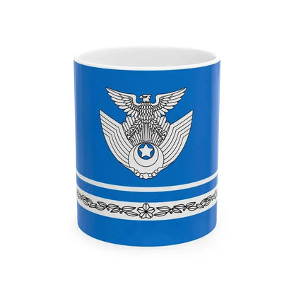 Flag of JASDF Organization Corps B (Japan) White Coffee Mug 11oz - Go Mug Yourself