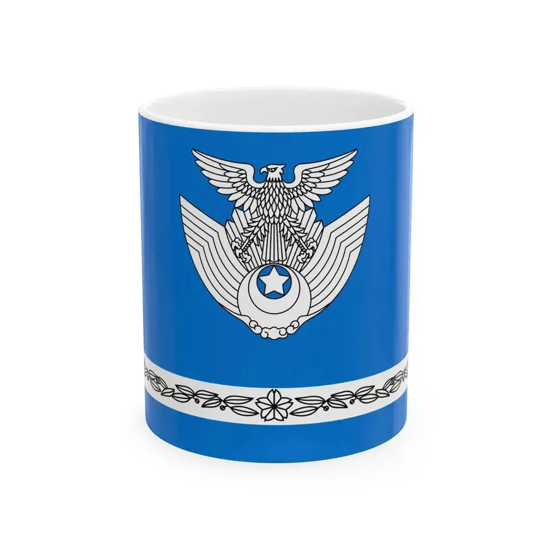 Flag of JASDF Organization Corps C (Japan) White Coffee Mug 11oz - Go Mug Yourself