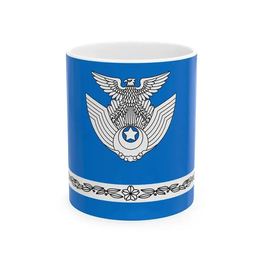Flag of JASDF Organization Corps C (Japan) White Coffee Mug 11oz - Go Mug Yourself