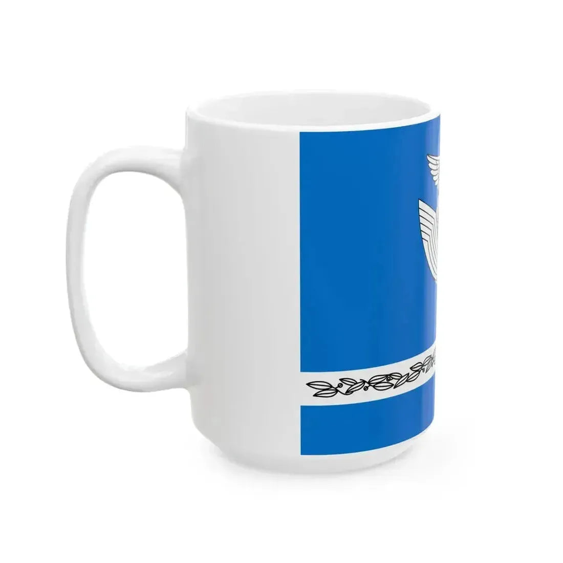 Flag of JASDF Organization Corps C (Japan) White Coffee Mug - Go Mug Yourself