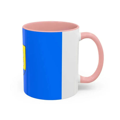 Flag of Jastarnia Poland - Accent Coffee Mug - Go Mug Yourself