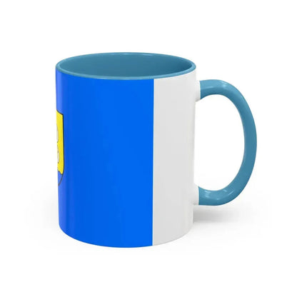 Flag of Jastarnia Poland - Accent Coffee Mug - Go Mug Yourself