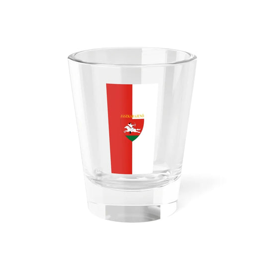 Flag of Jaszkarajeno vertical (Hungary) Shot Glass 1.5oz 1.5oz - Go Mug Yourself