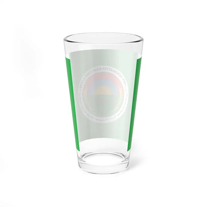 Flag of Jazira Canton (Syria) Pint Glass 16oz - Go Mug Yourself