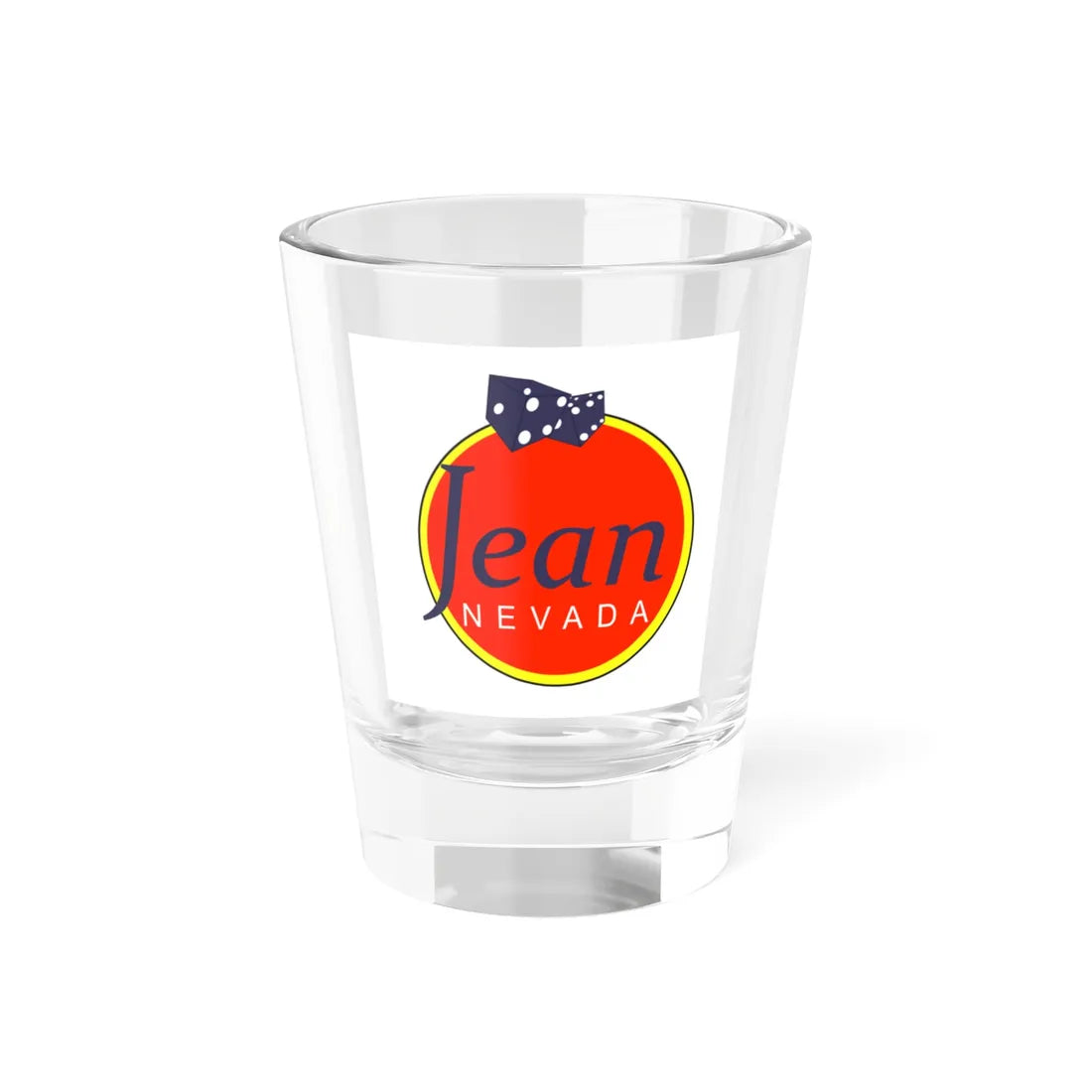 Flag of Jean Nevada (United States) Shot Glass 1.5oz 1.5oz - Go Mug Yourself