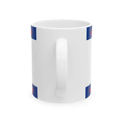 Flag of Jefferson County Ohio (United States) White Coffee Mug - Go Mug Yourself