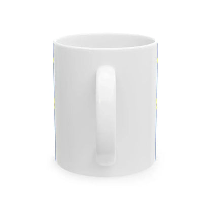 Flag of Jefferson County Pennsylvania (United States) White Coffee Mug - Go Mug Yourself