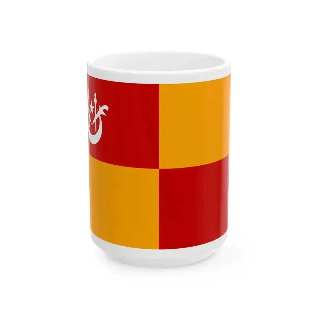 Flag of Jeli Kelantan (Malaysia) White Coffee Mug 15oz - Go Mug Yourself