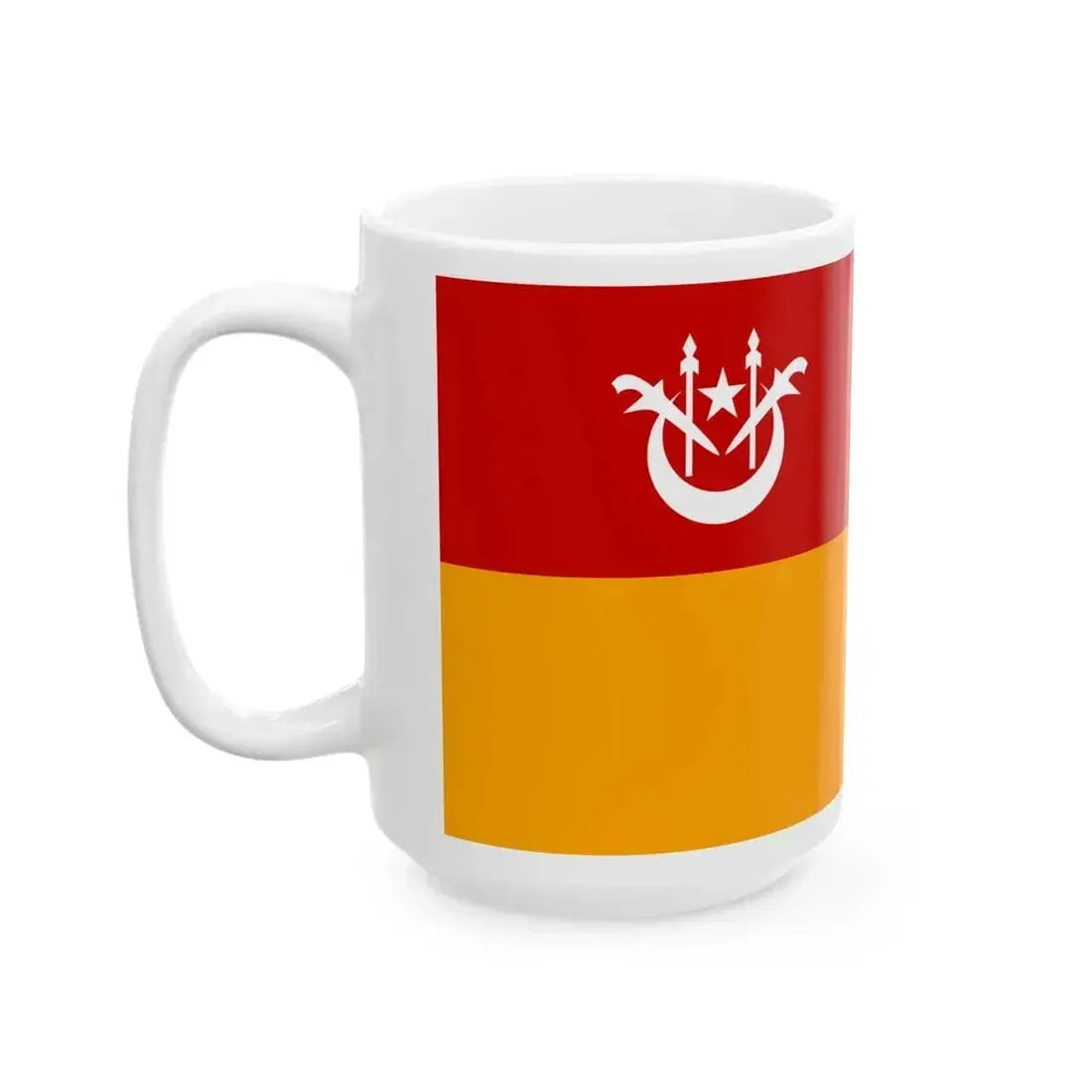 Flag of Jeli Kelantan (Malaysia) White Coffee Mug - Go Mug Yourself