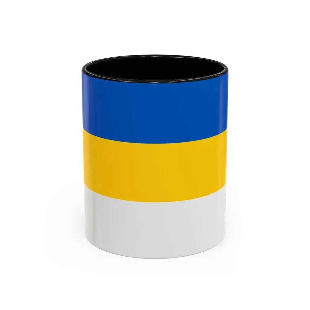 Flag of Jena Germany - Accent Coffee Mug 11oz Black - Go Mug Yourself