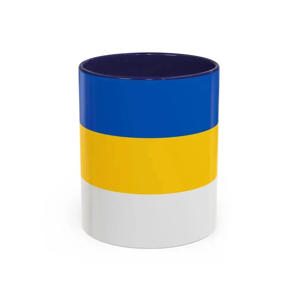 Flag of Jena Germany - Accent Coffee Mug 11oz Navy - Go Mug Yourself