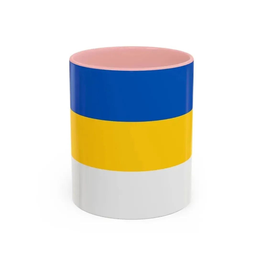 Flag of Jena Germany - Accent Coffee Mug 11oz Pink - Go Mug Yourself