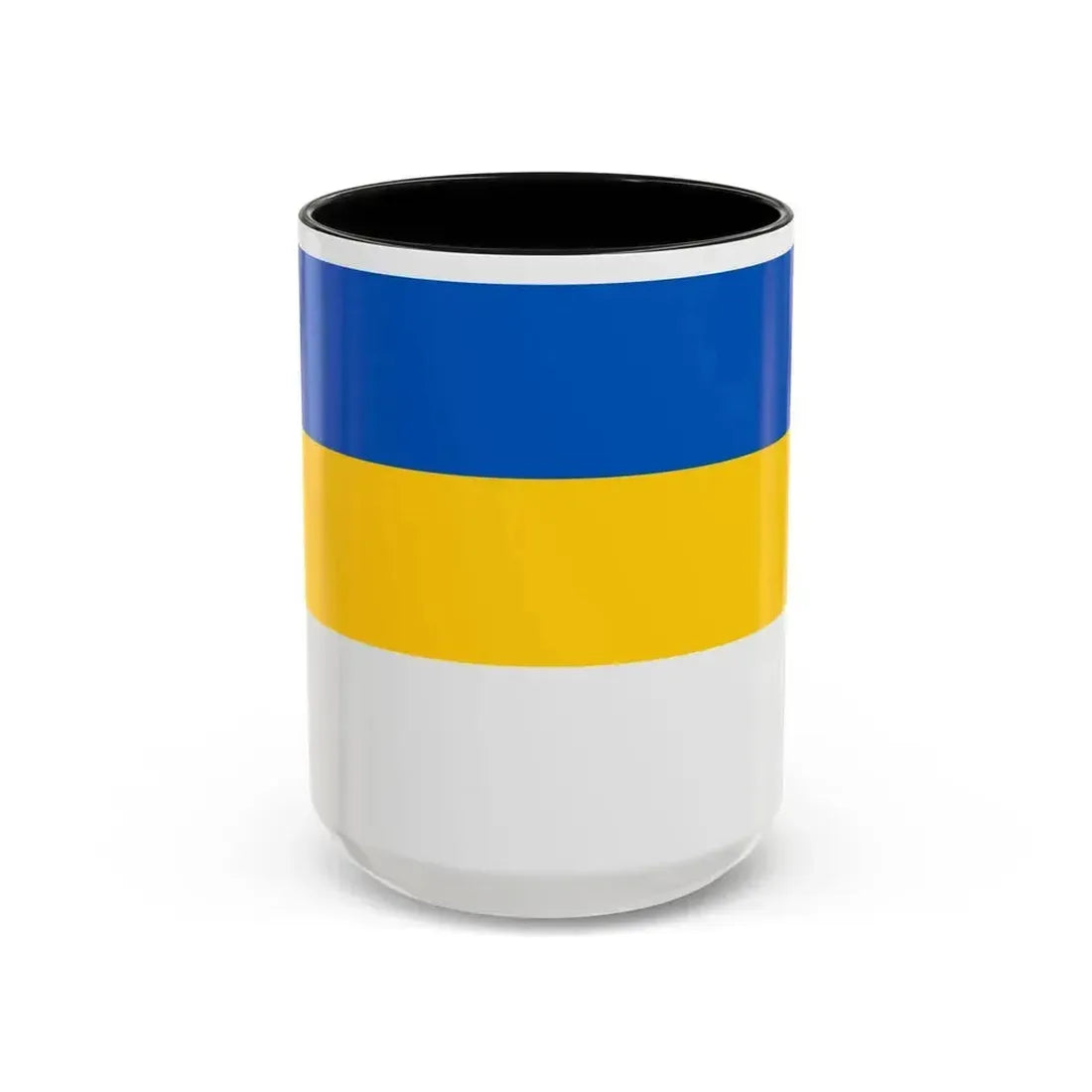 Flag of Jena Germany - Accent Coffee Mug 15oz Black - Go Mug Yourself