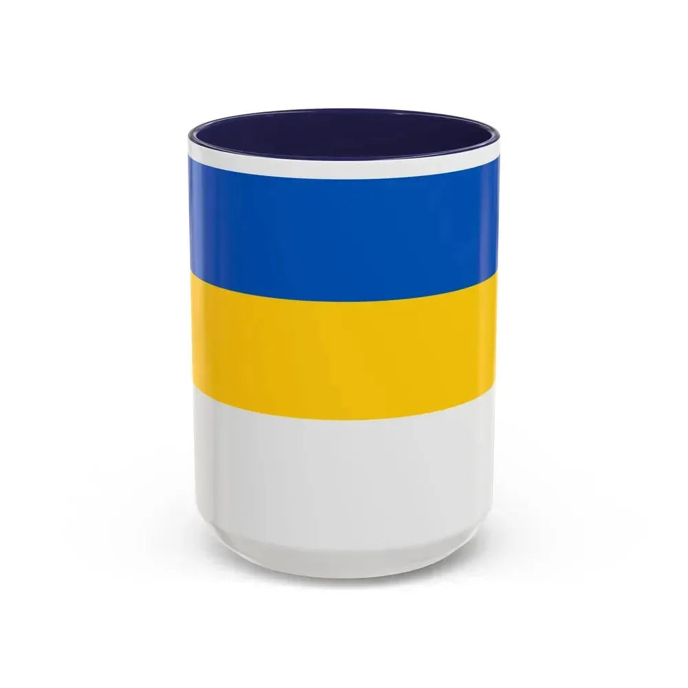 Flag of Jena Germany - Accent Coffee Mug 15oz Navy - Go Mug Yourself