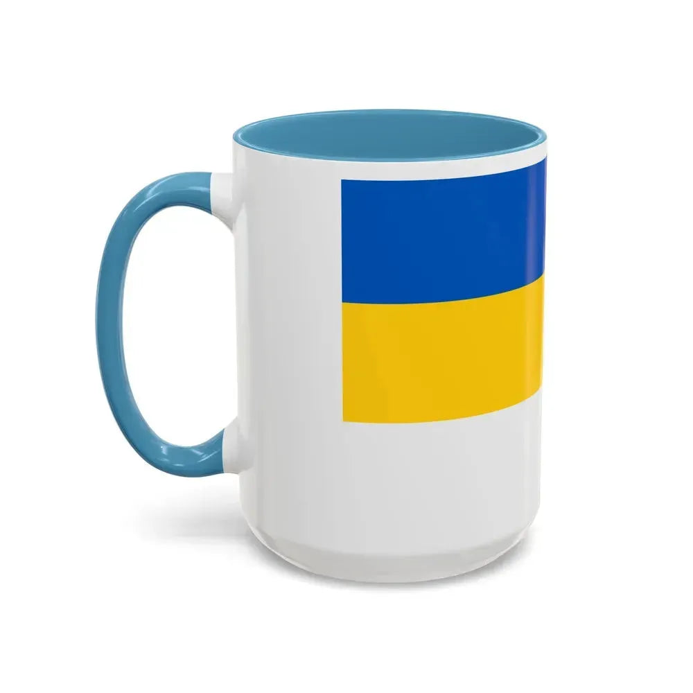 Flag of Jena Germany - Accent Coffee Mug - Go Mug Yourself