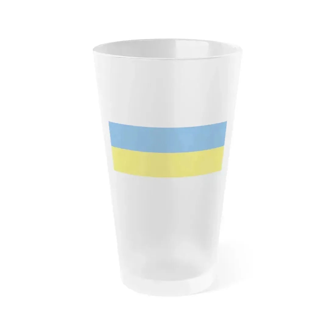 Flag of Jena Germany - Frosted Pint Glass 16oz 16oz Frosted - Go Mug Yourself