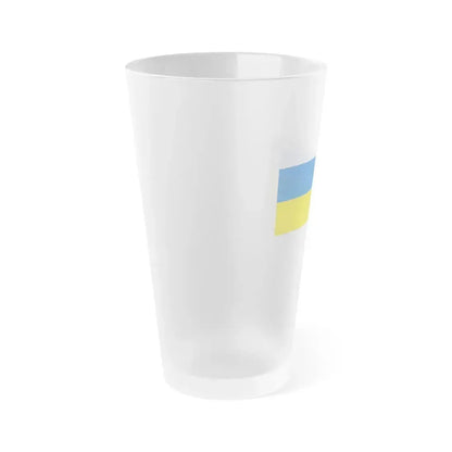 Flag of Jena Germany - Frosted Pint Glass 16oz - Go Mug Yourself