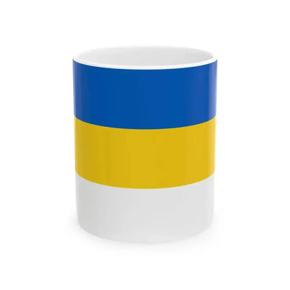 Flag of Jena (Germany) White Coffee Mug 11oz - Go Mug Yourself