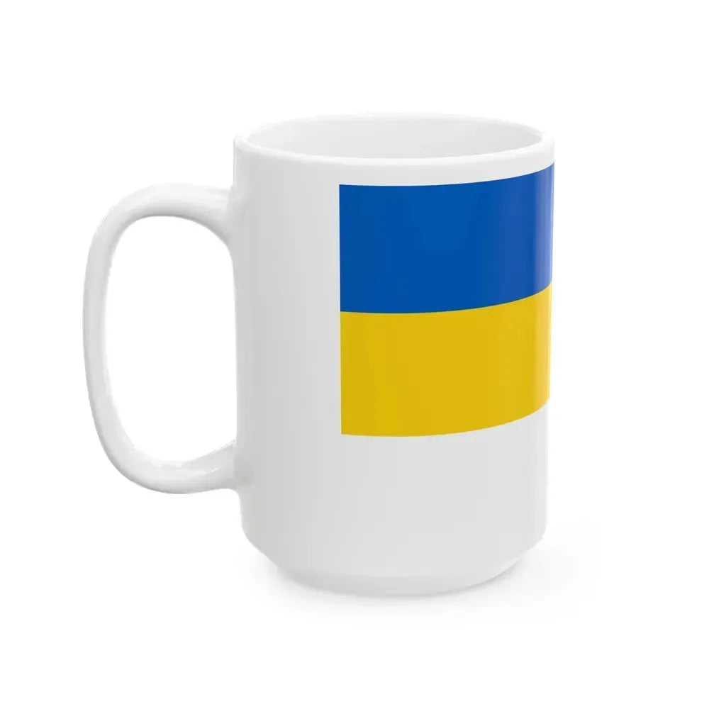 Flag of Jena Germany - White Coffee Mug - Go Mug Yourself