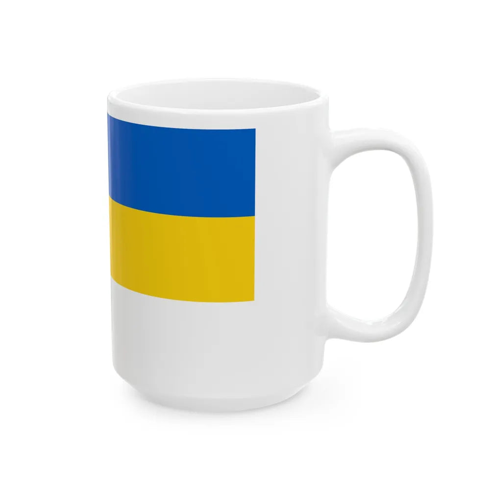 Flag of Jena Germany - White Coffee Mug-Go Mug Yourself