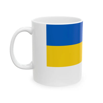 Flag of Jena Germany - White Coffee Mug-Go Mug Yourself