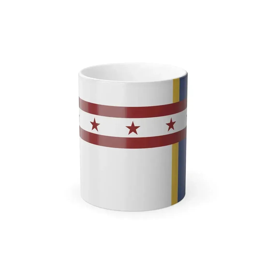 Flag of Jenks - Color Changing Coffee Mug 11oz - Go Mug Yourself