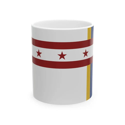 Flag of Jenks Oklahoma (United States) White Coffee Mug 11oz - Go Mug Yourself