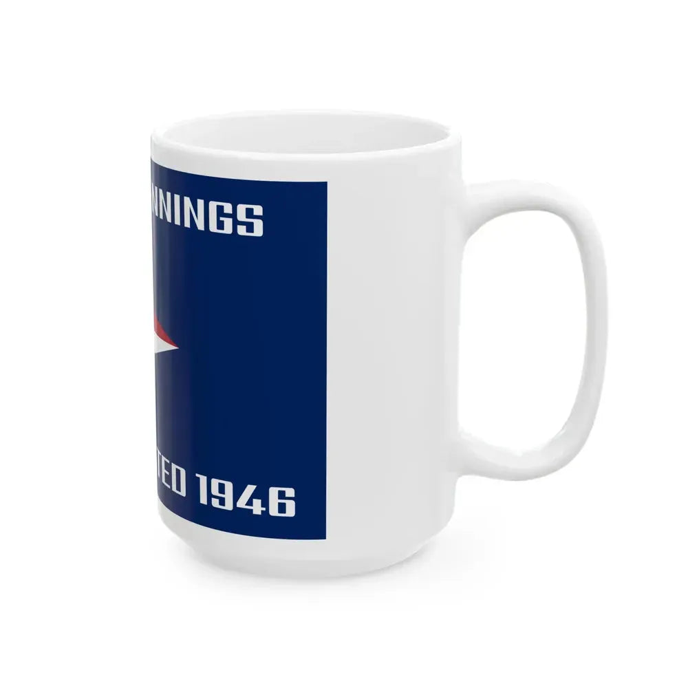 Flag of Jennings Missouri (United States) White Coffee Mug - Go Mug Yourself