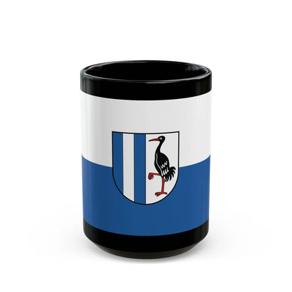 Flag of Jerichower Land Germany - Black Coffee Mug-15oz-Go Mug Yourself