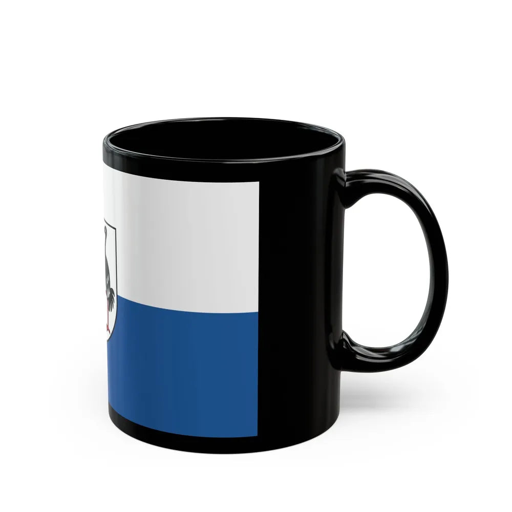 Flag of Jerichower Land Germany - Black Coffee Mug-Go Mug Yourself