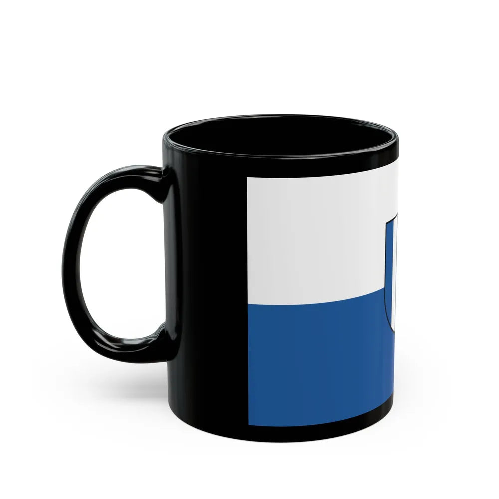 Flag of Jerichower Land Germany - Black Coffee Mug-Go Mug Yourself