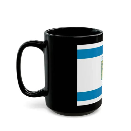 Flag of Jerusalem Israel - Black Coffee Mug - Go Mug Yourself
