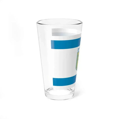 Flag of Jerusalem (Israel) Pint Glass 16oz - Go Mug Yourself