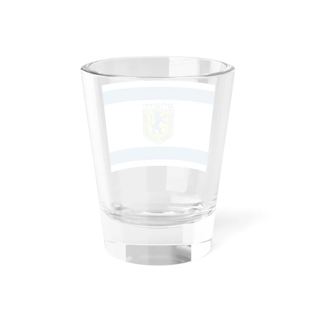 Flag of Jerusalem (Israel) Shot Glass 1.5oz - Go Mug Yourself