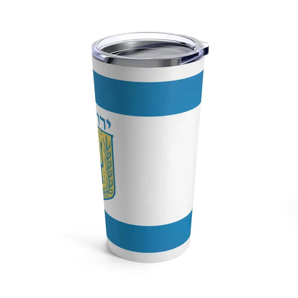 Flag of Jerusalem Israel - Tumbler 20oz - Go Mug Yourself