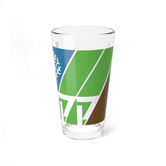 Flag of Jewish National Fund (Israel) Pint Glass 16oz 16oz - Go Mug Yourself