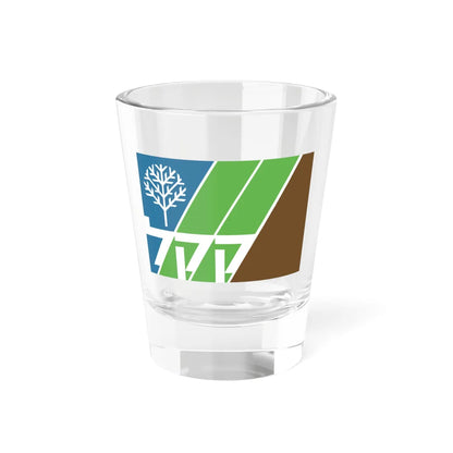 Flag of Jewish National Fund (Israel) Shot Glass 1.5oz 1.5oz - Go Mug Yourself