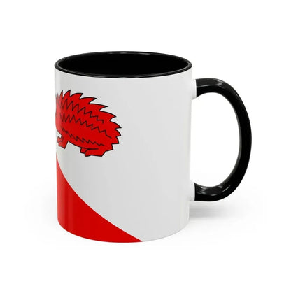 Flag of Jihlava Czech Republic - Accent Coffee Mug - Go Mug Yourself