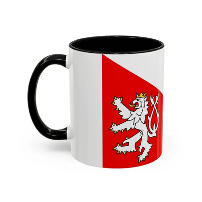 Flag of Jihlava Czech Republic - Accent Coffee Mug - Go Mug Yourself